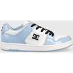 Dámska Skate obuv DC Shoes modrej farby v športovom štýle zo semišu vo veľkosti 37 vegánska Zľava 