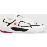 Pánska Skate obuv DC Shoes bielej farby v športovom štýle z tkaniny vo veľkosti 44 Zľava 
