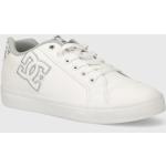 Dámska Skate obuv DC Shoes bielej farby v športovom štýle z polyuretánu vo veľkosti 36,5 vegánska 