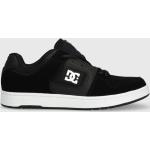 Pánska Skate obuv DC Shoes čiernej farby v športovom štýle z kože vo veľkosti 46 vegánska Zľava 