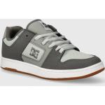 Pánska Skate obuv DC Shoes sivej farby v športovom štýle z kože vo veľkosti 44 vegánska 