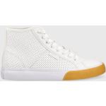 Dámska Skate obuv DC Shoes bielej farby z tkaniny vo veľkosti 38 