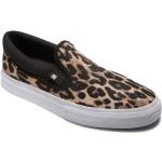 Dámska Skate obuv DC Shoes čiernej farby s leopardím vzorom vo veľkosti 37,5 Zľava 