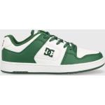 Pánska Skate obuv DC Shoes zelenej farby z polyuretánu vo veľkosti 44 vegánska Zľava 