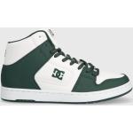 Pánska Skate obuv DC Shoes zelenej farby v športovom štýle zo semišu vo veľkosti 46 Zľava 