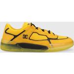 Pánska Skate obuv DC Shoes žltej farby zo semišu vo veľkosti 42 Zľava 