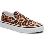 Dámska Skate obuv Vans hnedej farby s leopardím vzorom vo veľkosti 36 Zľava 
