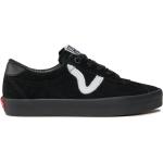 Dámska Skate obuv Vans čiernej farby v športovom štýle vo veľkosti 35 Zľava 