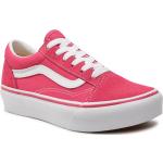 Dámska Skate obuv Vans ružovej farby vo veľkosti 36 na šnurovanie Zľava 