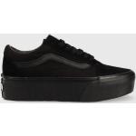 Dámska Skate obuv Vans Old Skool čiernej farby zo semišu vo veľkosti 41 