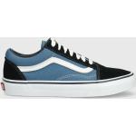 Dámska Skate obuv Vans Old Skool modrej farby zo semišu vo veľkosti 40 