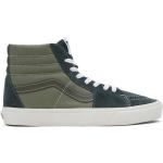 Pánska Skate obuv Vans SK8-Hi zelenej farby zo semišu vo veľkosti 46 