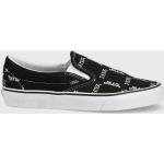 Pánska Skate obuv Vans Classic Slip-On čiernej farby z tkaniny vo veľkosti 45 Zľava 