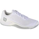 Pánska Tenisová obuv Wilson bielej farby v športovom štýle zo syntetiky vo veľkosti 47,5 na šnurovanie 