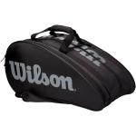 Tenisové tašky Wilson čiernej farby z polyesteru 
