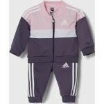 Dievčenské Dojčenské súpravy adidas fialovej farby z polyesteru do 24 mesiacov udržateľná móda 