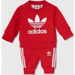 Chlapčenské Dojčenské súpravy adidas Originals červenej farby z bavlny do 24 mesiacov v zľave udržateľná móda 