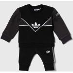 Dojčenské Dojčenské súpravy adidas Originals čiernej farby z bavlny do 24 mesiacov udržateľná móda 