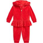 Dievčenské Designer Dojčenské súpravy Ralph Lauren Polo Ralph Lauren červenej farby z bavlny do 18 mesiacov v zľave 