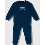Dojčenské Dojčenské súpravy Tommy Hilfiger tmavo modrej farby z bavlny do 3 mesiacov v zľave 