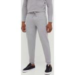 Pánske Designer Športové oblečenie HUGO BOSS BOSS sivej farby s jednofarebným vzorom z bavlny 