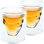 Poháre na whisky Kondela transparentnej farby zo skla s dvojitým sklom objem 250 ml 2 ks balenie v zľave 