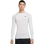 Pánske Termo tričká Nike v športovom štýle z polyesteru s dlhými rukávmi 