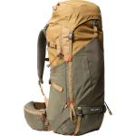 Turistické batohy The North Face striebrošedej farby z hliníka na zips pútko na trekové palice objem 50 l udržateľná móda 