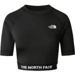 Dámske Tričká s dlhým rukávom The North Face čiernej farby v športovom štýle s dlhými rukávmi v zľave 