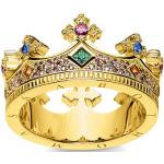 Dámske Strieborné prstene Thomas Sabo zlatej farby zo striebra 