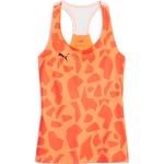 Pánske Fitness tielka Puma teamLIGA oranžovej farby vo veľkosti XS 