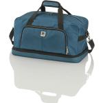 Cestovné tašky Titan modrej farby v modernom štýle na zips 