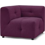 Obývačka fialovej farby v modernom štýle 