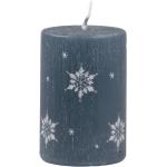 Vianočné sviečky Unipar tmavo modrej farby so zábavným motívom v zľave 