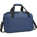 Cestovné tašky tmavo modrej farby z polyesteru v zľave 