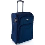 Pánske Malé cestovné kufre tmavo modrej farby z polyesteru v zľave 