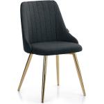 Jedálenské stoličky tmavo šedej farby z polyesteru 