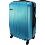 Pánske Malé cestovné kufre modrej farby z plastu v zľave 