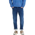 Pánske Slim Fit jeans Tom Tailor modrej farby z bavlny v zľave 