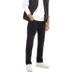 Pánske Straight Fit jeans Tom Tailor čiernej farby regular z bavlny v zľave 