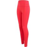 Dámske Legíny s vysokým pásom korálovo červenej farby v športovom štýle z polyesteru vo veľkosti XXXL 