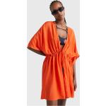 Dámske Plážové šaty Tommy Hilfiger oranžovej farby udržateľná móda 