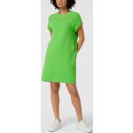 Dámske Mikinové šaty Tommy Hilfiger zelenej farby z bavlny 