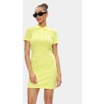 Dámske Denné šaty Tommy Hilfiger BIO žltej farby z bavlny vo veľkosti XXL udržateľná móda 