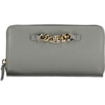 Pánske Luxusné peňaženky Tommy Hilfiger sivej farby z polyuretánu 