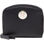 Dámske Malé peňaženky Tommy Hilfiger TH čiernej farby z koženky v zľave 