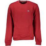 Pánska Jesenná móda Tommy Hilfiger červenej farby z bavlny na zimu 