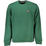 Pánska Jesenná móda Tommy Hilfiger zelenej farby z bavlny na zimu 