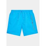 Detské plavecké šortky Tommy Hilfiger modrej farby zo syntetiky v zľave 