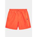 Detské plavecké šortky Tommy Hilfiger oranžovej farby zo syntetiky v zľave 